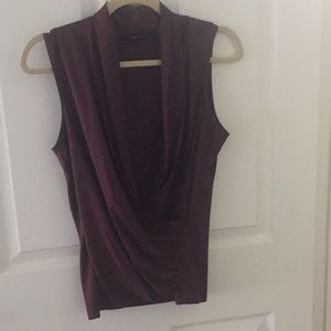 Theory Derona size p silk sleeveless blouse
